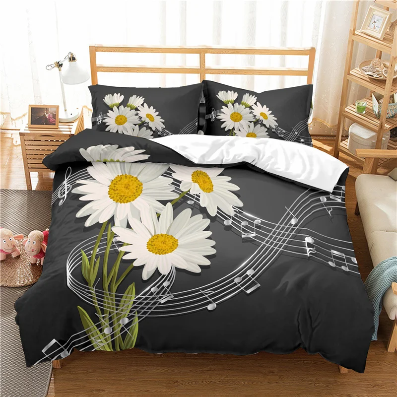 Luxus 3D Musical Notes Blumen Drucken Home Living Komfortable Bettbezug Kissenbezug Bettwäsche Set Königin und König EU/UNS/AU/U
Luxus 3D Musical Notes Blumen Drucken Home Living Komfortable Bettbezug Kissenbezug Bettwäsche Set Königin und König EU/UNS/AU/U