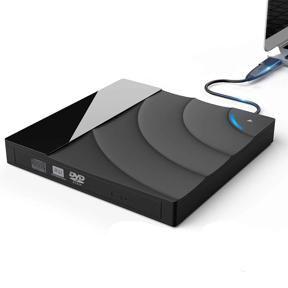 External CD Drive USB 3.0 High-Speed DVD Drive Slim CD/ DVD+/-RW Burner Writer Rewriter Player for Laptop Desktop
External CD Drive USB 3.0 High-Speed DVD Drive Slim CD/ DVD+/-RW Burner Writer Rewriter Player for Laptop Desktop