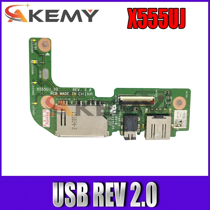 Akemy for ASUS X555UJ USB board X555UJ IO METAL REV 2.0 tested good free shipping
Akemy for ASUS X555UJ USB board X555UJ IO METAL REV 2.0 tested good free shipping