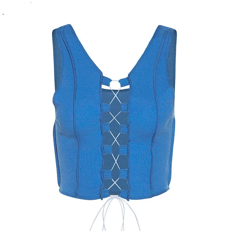 Nibber sexy hollow out camisole women Ribbed knitting crop tops summer fashion club party wear tank tops bandage vest female tee
Nibber sexy hollow out camisole women Ribbed knitting crop tops summer fashion club party wear tank tops bandage vest female tee