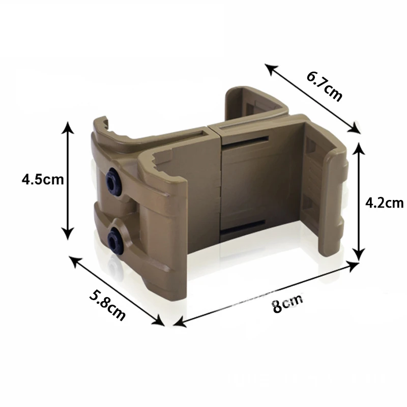 Tactical Airsoft MP5 Mag Coupler Airgun Rifle Magazine Parallel Connector Clamp Gun Hunting Accessories Double Mag Clip Holder
Tactical Airsoft MP5 Mag Coupler Airgun Rifle Magazine Parallel Connector Clamp Gun Hunting Accessories Double Mag Clip Holder