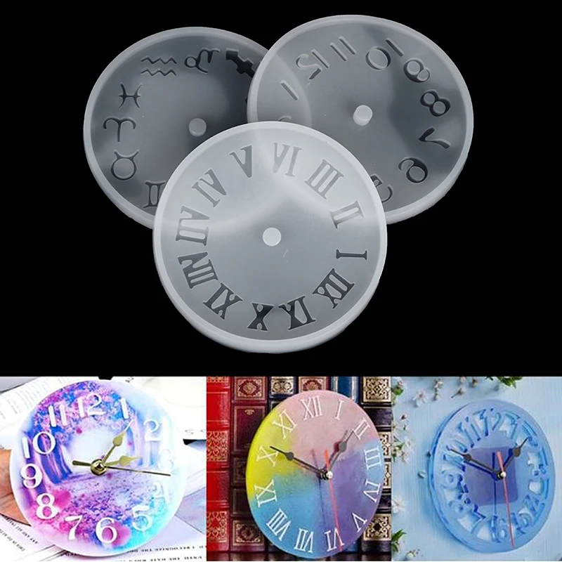 Silicone Mold Clock For Jewelry Small Size Clock Resin Silicone Mould Handmade Tool DIY Epoxy Resin Molds
Silicone Mold Clock For Jewelry Small Size Clock Resin Silicone Mould Handmade Tool DIY Epoxy Resin Molds