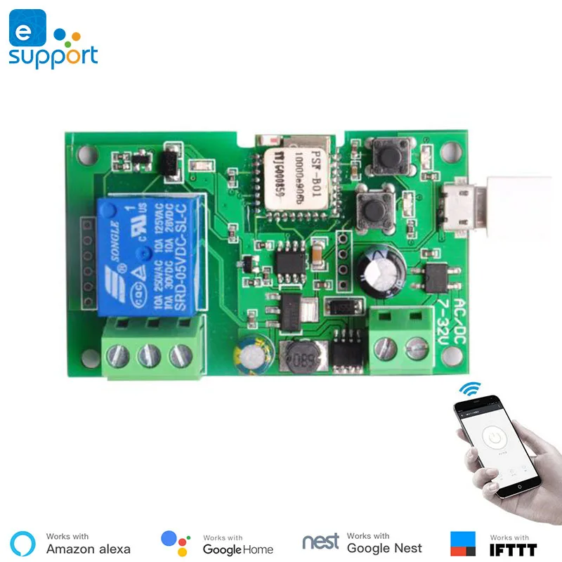 EweLink smart USB 5 В DIY 1 канал Jog Inching самоблокирующийся wifi беспроводной умный дом