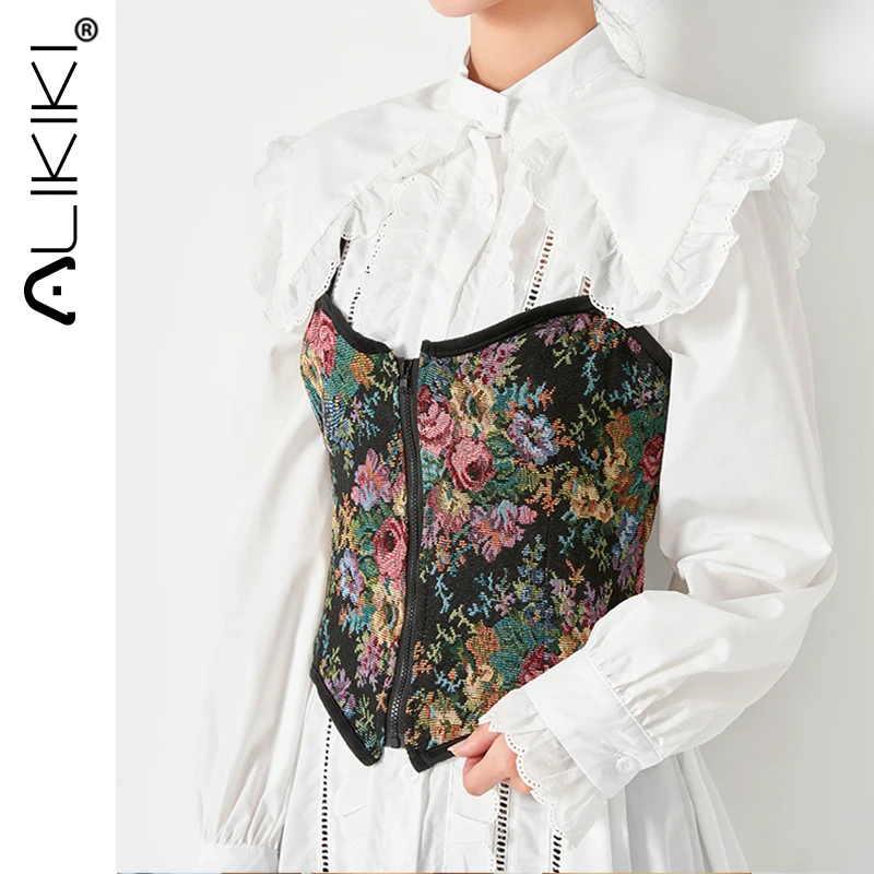 Vintage Floral Corset Tops To Wear Out Sexy Overbust Corsets Crop Top Bustier With Straps Blouse For Women Korset Lingerie
Vintage Floral Corset Tops To Wear Out Sexy Overbust Corsets Crop Top Bustier With Straps Blouse For Women Korset Lingerie