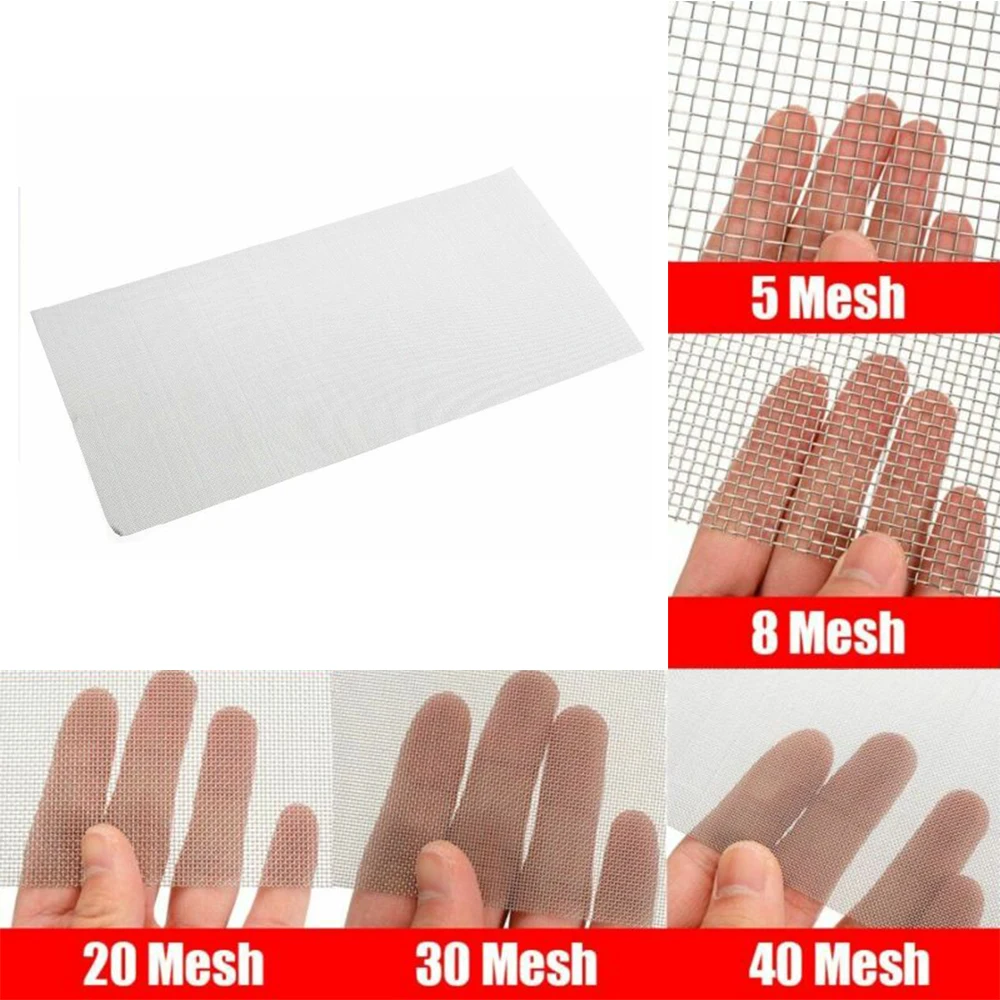 Stainless Steel 5/8/20/30/40 Mesh Woven Wire Filtration Screen Filter 15cmx30cm Durable And Practical To Use
Stainless Steel 5/8/20/30/40 Mesh Woven Wire Filtration Screen Filter 15cmx30cm Durable And Practical To Use