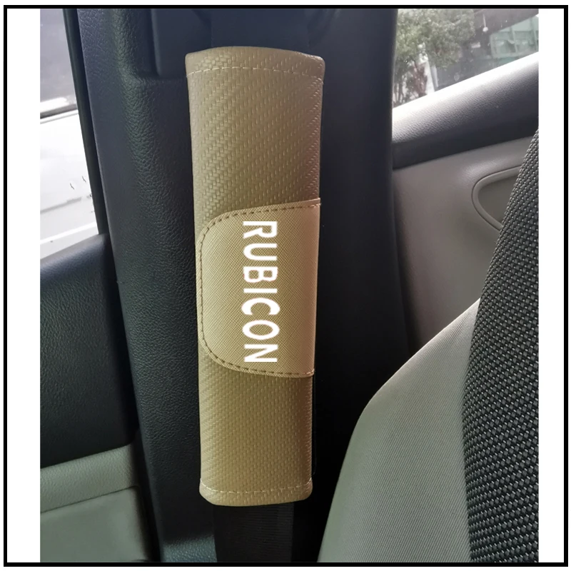 For Jeep Rubicon 2pcs Fashion Carbon Fiber Leather Car Seat Belt Cover Car Seat Belt Shoulder Pad Car Accessories
For Jeep Rubicon 2pcs Fashion Carbon Fiber Leather Car Seat Belt Cover Car Seat Belt Shoulder Pad Car Accessories