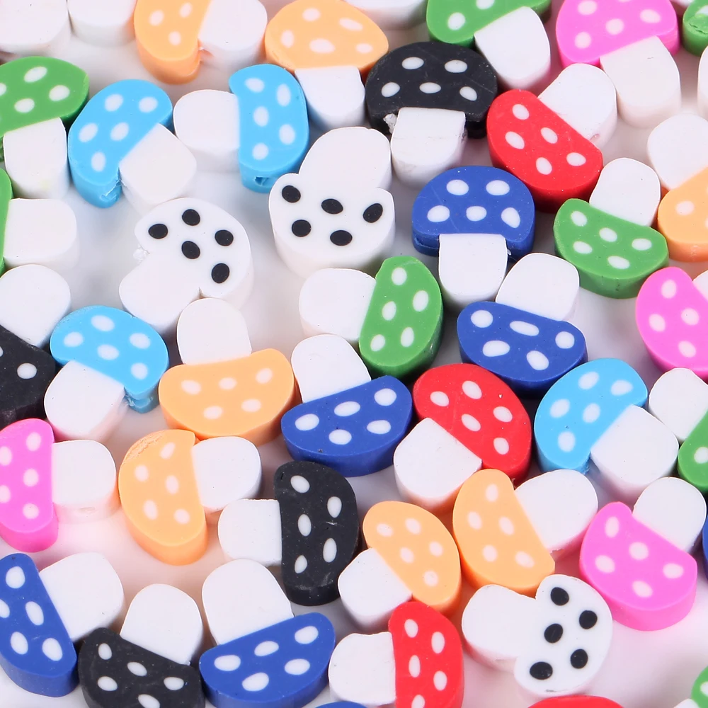 20pcs 10mm Clay Mushrooms Beads Colorful Polymer Clay Beads For Jewelry Making Diy Necklace Bracelet Earring Accessories
20pcs 10mm Clay Mushrooms Beads Colorful Polymer Clay Beads For Jewelry Making Diy Necklace Bracelet Earring Accessories