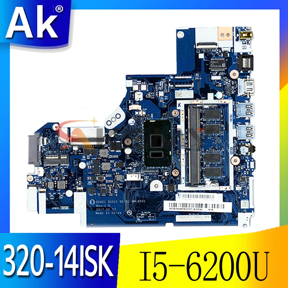 FOR Lenovo Ideapad 320-14ISK Laptop Motherboard CPU:I5-6200U DDR(4G) Number NM-B241 FRU 5B20N86081 5B20N86084 Test ok
FOR Lenovo Ideapad 320-14ISK Laptop Motherboard CPU:I5-6200U DDR(4G) Number NM-B241 FRU 5B20N86081 5B20N86084 Test ok