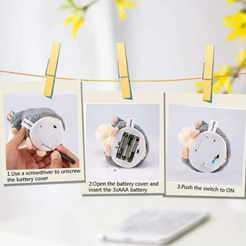Talking Pet Hamster Electronic Plush Toy Cute Sound Record Educational for Kids M09
Talking Pet Hamster Electronic Plush Toy Cute Sound Record Educational for Kids M09
