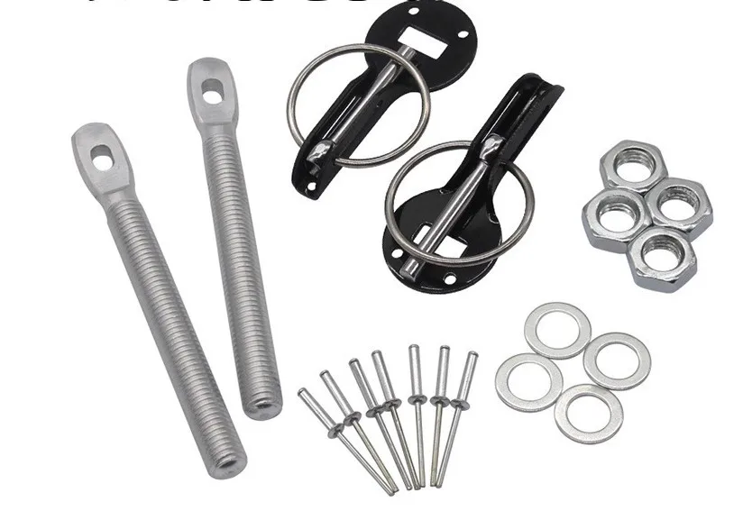 1 Set Of Universal Modified Engine Hood Lock Kit Pull-out Front Cover Lock Modified Engine Hood Lock Kit Car Accessories
1 Set Of Universal Modified Engine Hood Lock Kit Pull-out Front Cover Lock Modified Engine Hood Lock Kit Car Accessories