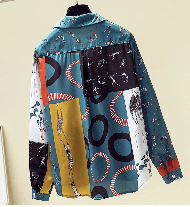 Suit Collar Shirt Femme Blouse Blusas Mujer Printed Chiffon Shirt Women's Autumn Long Sleeve Fashion
Suit Collar Shirt Femme Blouse Blusas Mujer Printed Chiffon Shirt Women's Autumn Long Sleeve Fashion