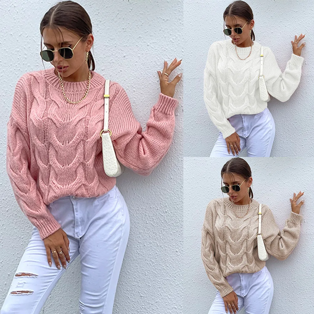 Top Women Sweater Knitted Autumn Winter Sweaters Women Pullover Korean Long Sleeve Pull Femme Knitted Sweater Casual Jumper
Top Women Sweater Knitted Autumn Winter Sweaters Women Pullover Korean Long Sleeve Pull Femme Knitted Sweater Casual Jumper