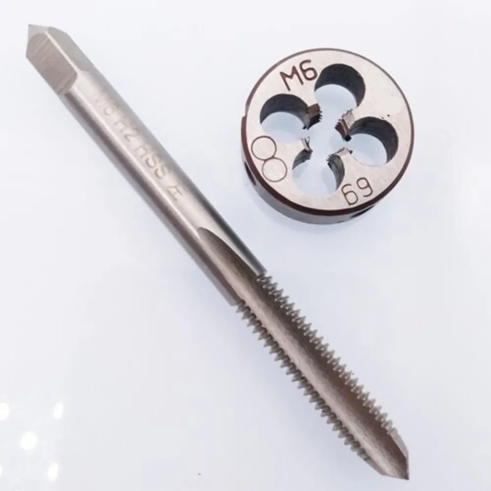 2 Pcs Tap Die HSS Set M6 1mm Die Metric Thread Left Hand Tool Tap For Hand Tools Repair Tools Accessories
2 Pcs Tap Die HSS Set M6 1mm Die Metric Thread Left Hand Tool Tap For Hand Tools Repair Tools Accessories