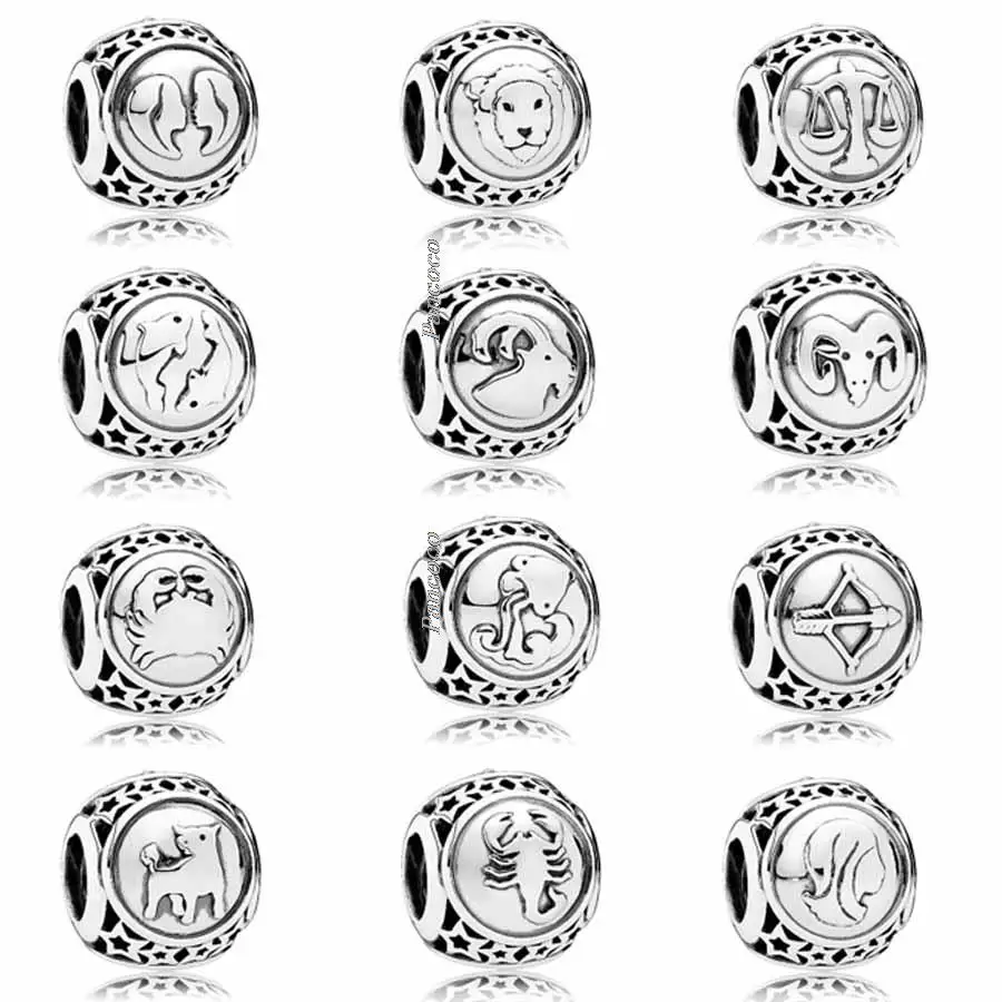 Authentic 925 Sterling Silver Aquarius Libra Leo Virgo Twelve Constellations Beads Fit Pandora Bracelet & Necklace Jewelry
Authentic 925 Sterling Silver Aquarius Libra Leo Virgo Twelve Constellations Beads Fit Pandora Bracelet & Necklace Jewelry