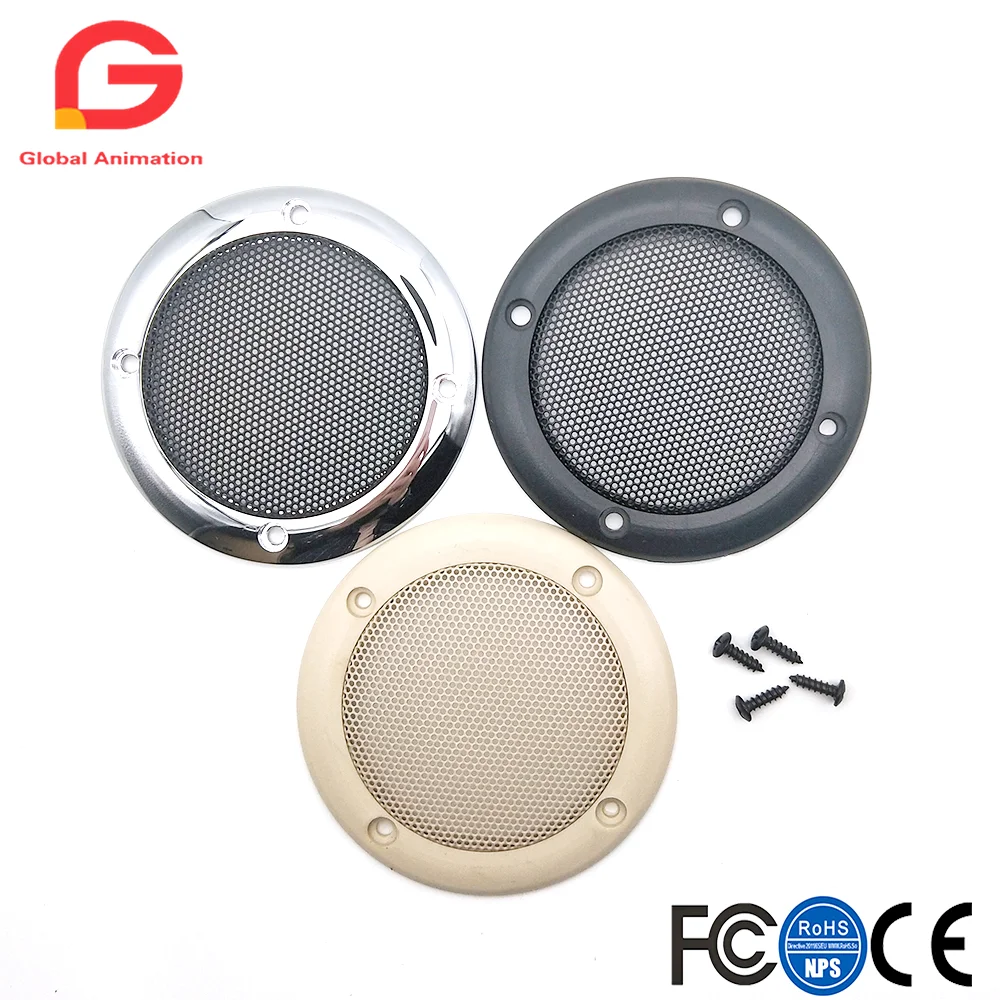 2PCS 3.5" Black Chrome Speaker Decorative Circle SubWoofer Grill Cover Guard Protector Mesh
2PCS 3.5" Black Chrome Speaker Decorative Circle SubWoofer Grill Cover Guard Protector Mesh