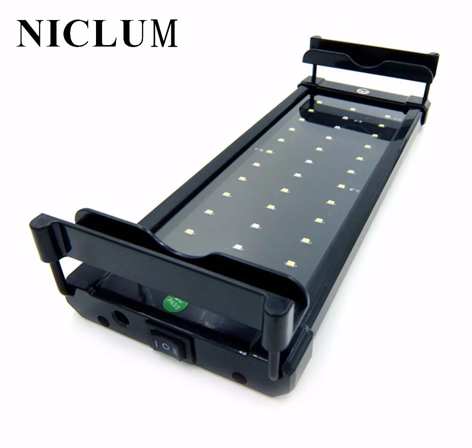 NICLUM Aquarium LED Lighting Light Fish Tank Lamp with Extendable Brackets White & Blue LEDs for Aquarium Plant Grow 100-240V
NICLUM Aquarium LED Lighting Light Fish Tank Lamp with Extendable Brackets White & Blue LEDs for Aquarium Plant Grow 100-240V