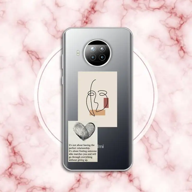 Artistic Face Letter Anti-fall luxury Phone Case cover Transparent for Xiaomi Redmi note 10 t 8 9 pro lite 11
Artistic Face Letter Anti-fall luxury Phone Case cover Transparent for Xiaomi Redmi note 10 t 8 9 pro lite 11