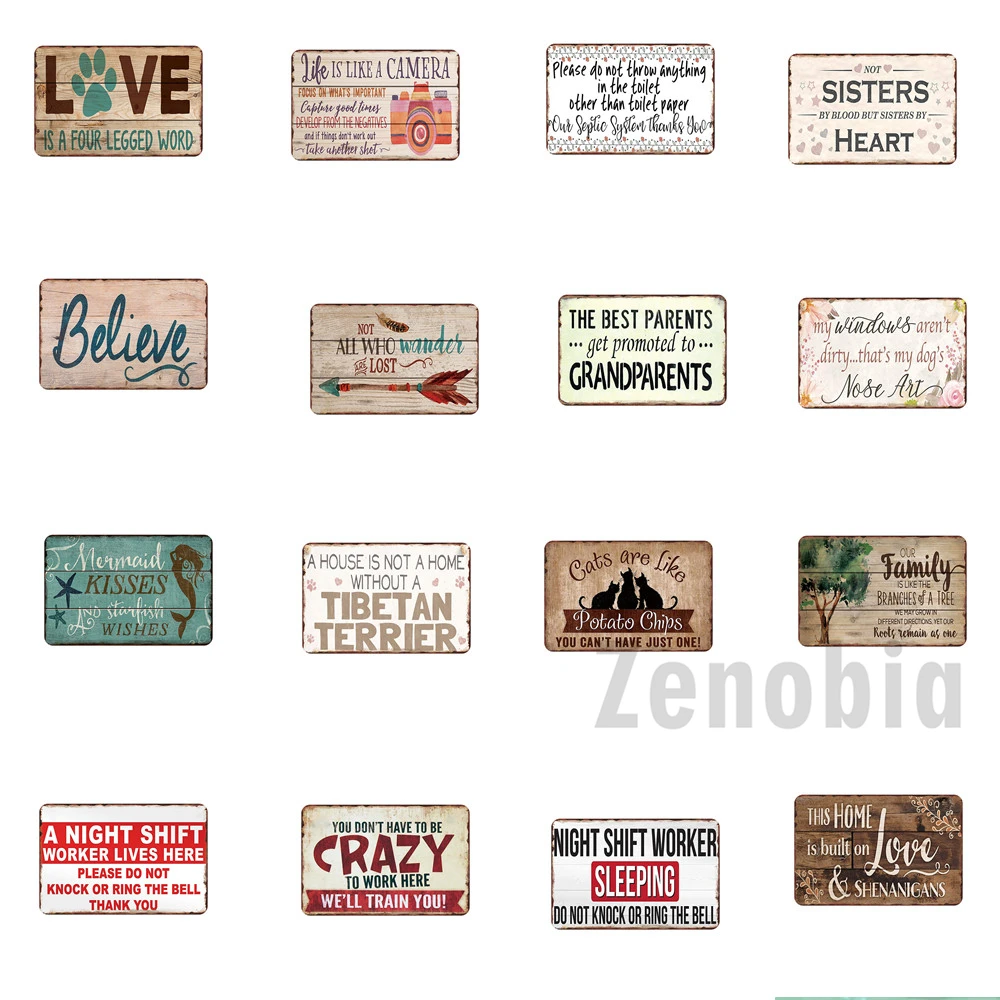 Mixe Style Vintage Metal Sign Shabby Pin Up Plate Plaques Tin Painting Art Wall Bar Shop Home Decor Retro Iron Poster 
Mixe Style Vintage Metal Sign Shabby Pin Up Plate Plaques Tin Painting Art Wall Bar Shop Home Decor Retro Iron Poster