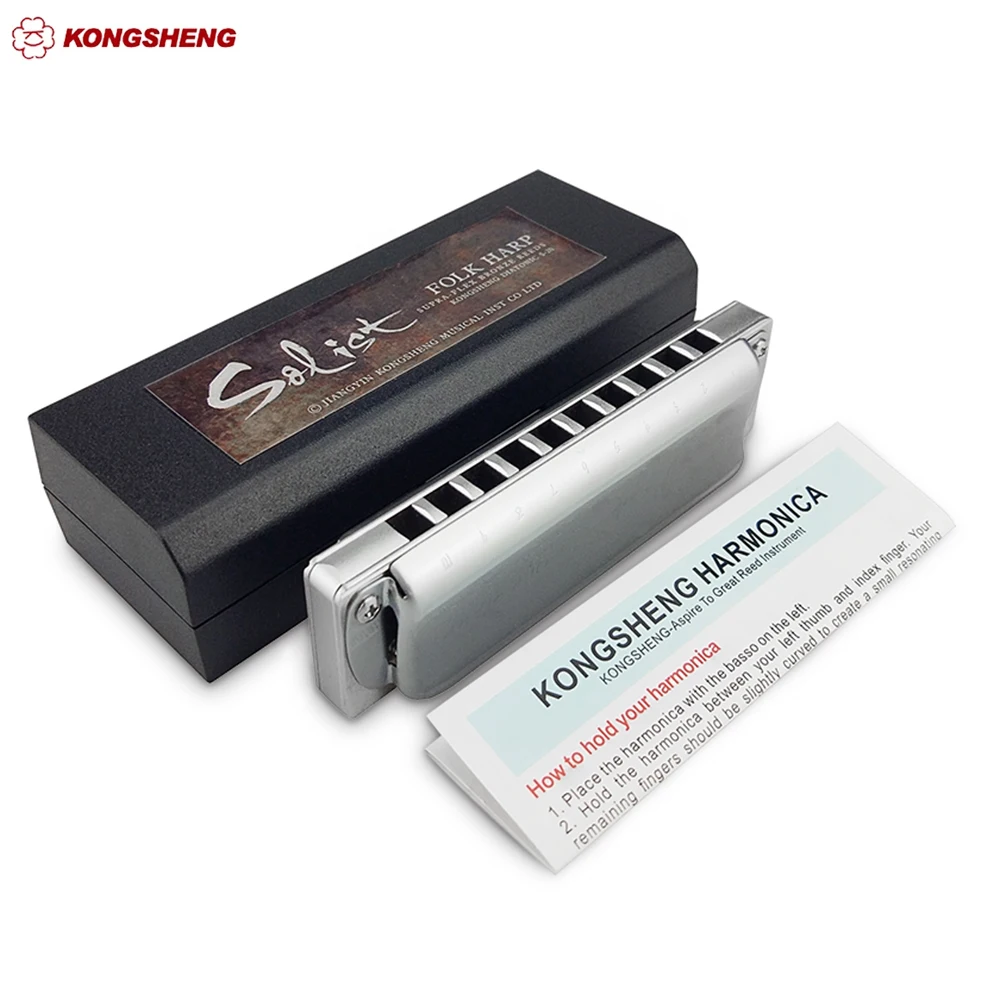 KONGSHENG Solist 10 Holes Diatonic Harmonica KongSheng Solist Folk Blues Harp Mouth Organ Key C Professional Musical Instruments
KONGSHENG Solist 10 Holes Diatonic Harmonica KongSheng Solist Folk Blues Harp Mouth Organ Key C Professional Musical Instruments