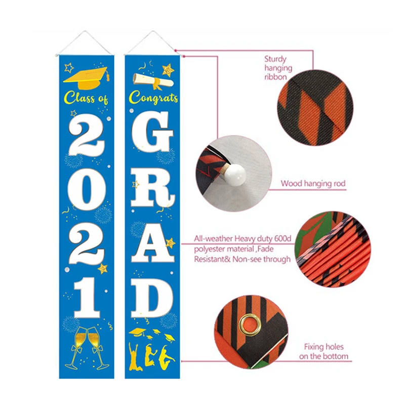 2/3pcs 2021 Graduation We Are So Proud of You Banners Hanging Flags Porch Sign Graduation Party Decorations Supplies REM
2/3pcs 2021 Graduation We Are So Proud of You Banners Hanging Flags Porch Sign Graduation Party Decorations Supplies REM