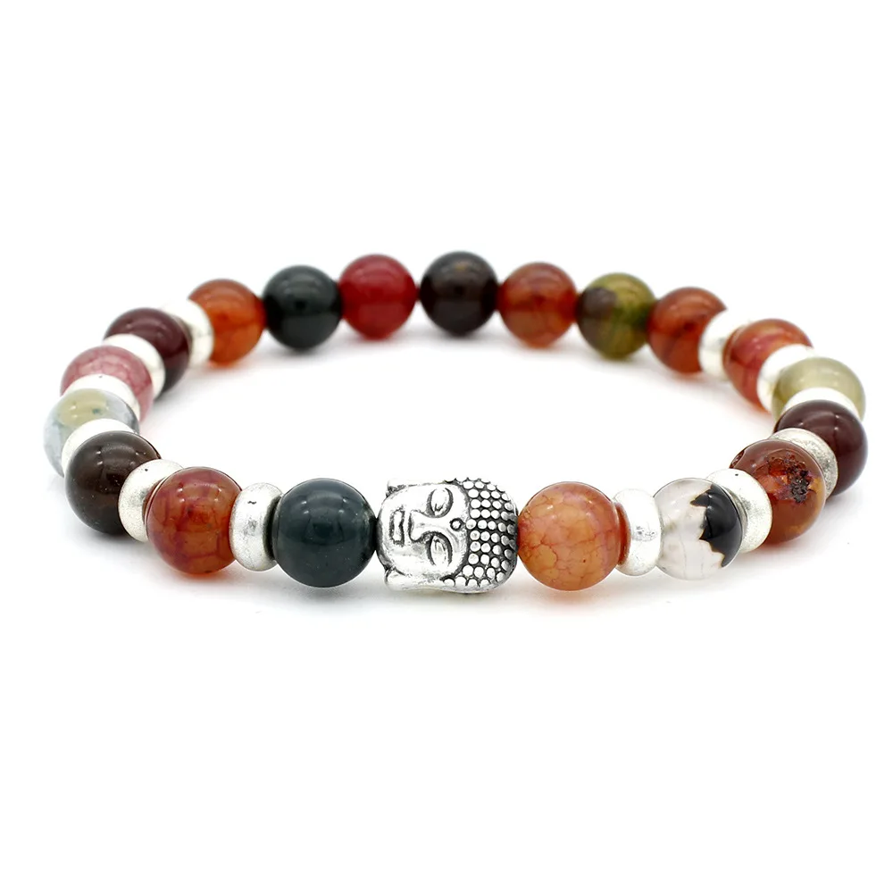 Tiger Eye Spotted Stone Buddha Head Buddhist Beaded Bracelet Men Bangle Natural Stones Fashion Accessories DIY Jewelry
Tiger Eye Spotted Stone Buddha Head Buddhist Beaded Bracelet Men Bangle Natural Stones Fashion Accessories DIY Jewelry
