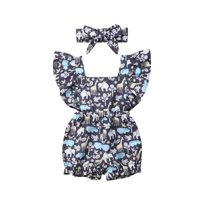 Summer Newborn Toddler Baby Girls Clothes Ruffle Romper Printed Jumpsuit Outfits Sunsuit 0-3Y
Summer Newborn Toddler Baby Girls Clothes Ruffle Romper Printed Jumpsuit Outfits Sunsuit 0-3Y