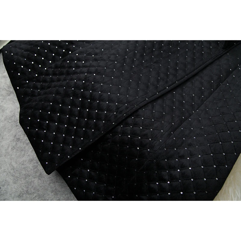 STREET New HIGH Fashion 2021 Runway Dress Women's Long Sleeve Double Breasted Velvet Sequins Dress
STREET New HIGH Fashion 2021 Runway Dress Women's Long Sleeve Double Breasted Velvet Sequins Dress