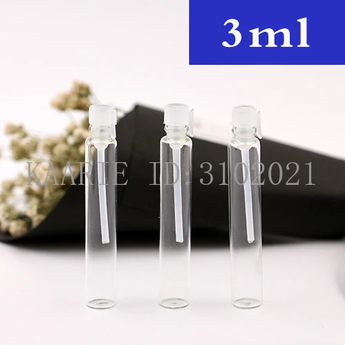 100/300pcs Empty Mini Glass Perfume Small Sample Vials Perfume Bottle 3ml Laboratory Liquid Fragrance Test Tube Trial Bottle
100/300pcs Empty Mini Glass Perfume Small Sample Vials Perfume Bottle 3ml Laboratory Liquid Fragrance Test Tube Trial Bottle