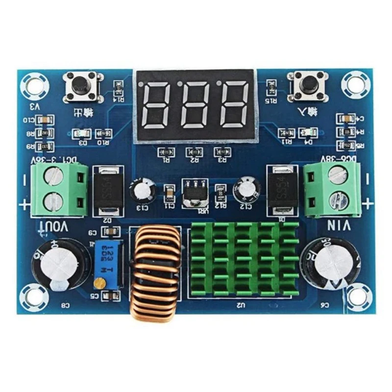 Digital Voltage Regulator Module XL4015E1 Switch Type Voltage Regulator Output 1.3-36V Current 5A XH-M291
Digital Voltage Regulator Module XL4015E1 Switch Type Voltage Regulator Output 1.3-36V Current 5A XH-M291