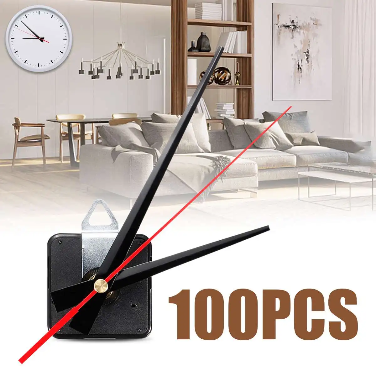 100set Wholesale Household accessories Scan the mute Quartz Clock Movement Kit Spindle Mechanism shaft 20mm
100set Wholesale Household accessories Scan the mute Quartz Clock Movement Kit Spindle Mechanism shaft 20mm