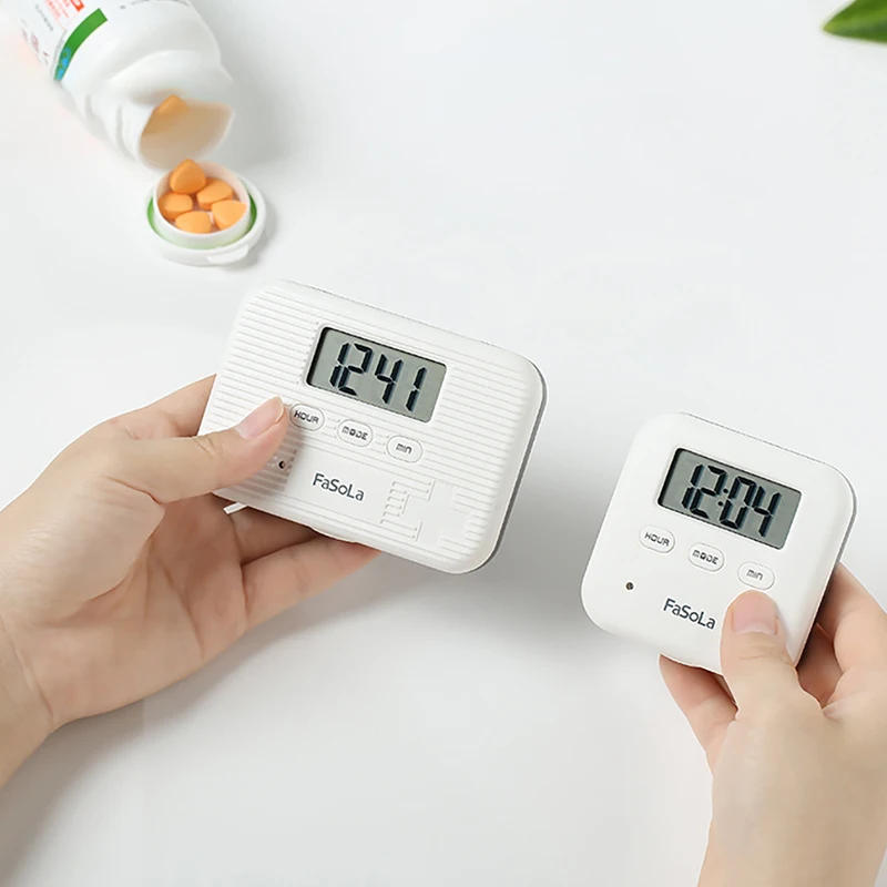 Smart 7-Day Pill Storage Box Electronic Timing Reminder Medicine Boxes Alarm Timer Pills Organizer Pill Drug Container
Smart 7-Day Pill Storage Box Electronic Timing Reminder Medicine Boxes Alarm Timer Pills Organizer Pill Drug Container