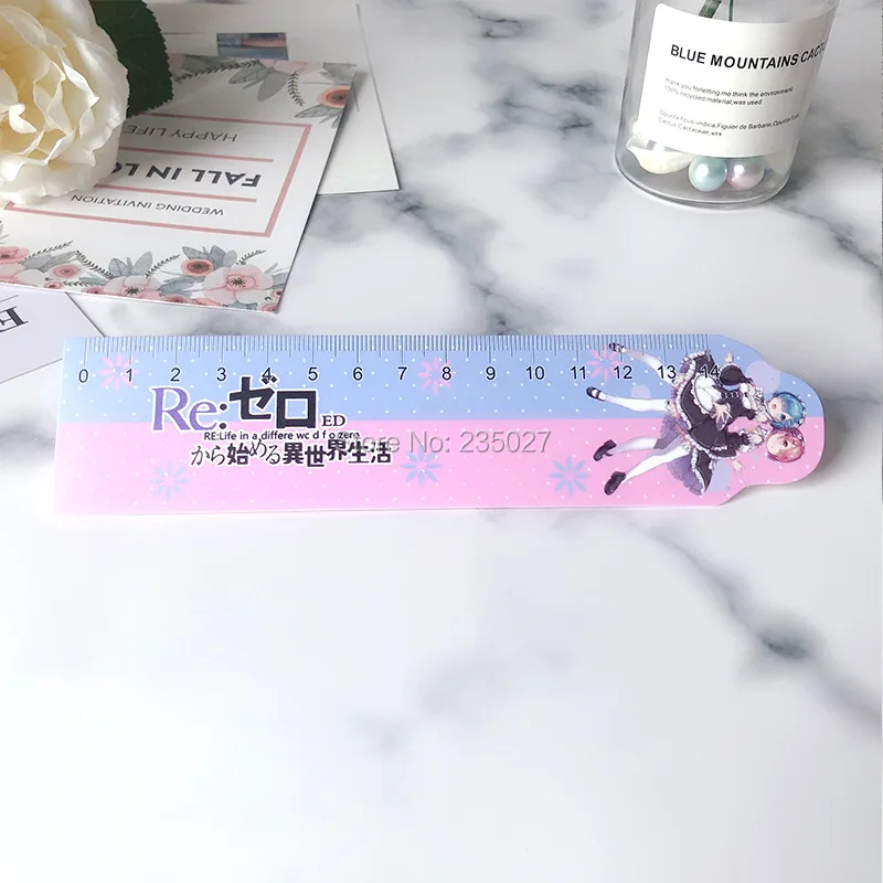 20 pcs/lot Anime Re:zero Rulers Student learning Measuring Tool Re zero Emilia Ram Rem cute ruler kawaii gifts
20 pcs/lot Anime Re:zero Rulers Student learning Measuring Tool Re zero Emilia Ram Rem cute ruler kawaii gifts