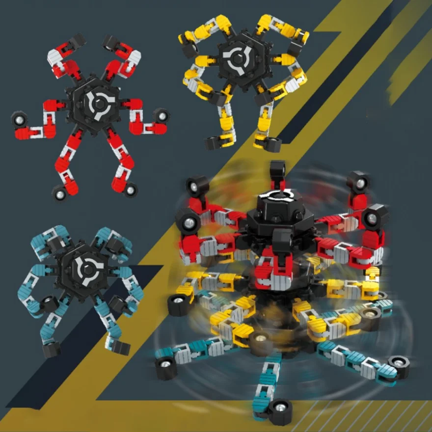 Mechanical Fingertip Spinner DIY Deformable Stress Relief Toy Transformable Creative Gyro Toy for Kids Fingertip Spin Top New
Mechanical Fingertip Spinner DIY Deformable Stress Relief Toy Transformable Creative Gyro Toy for Kids Fingertip Spin Top New