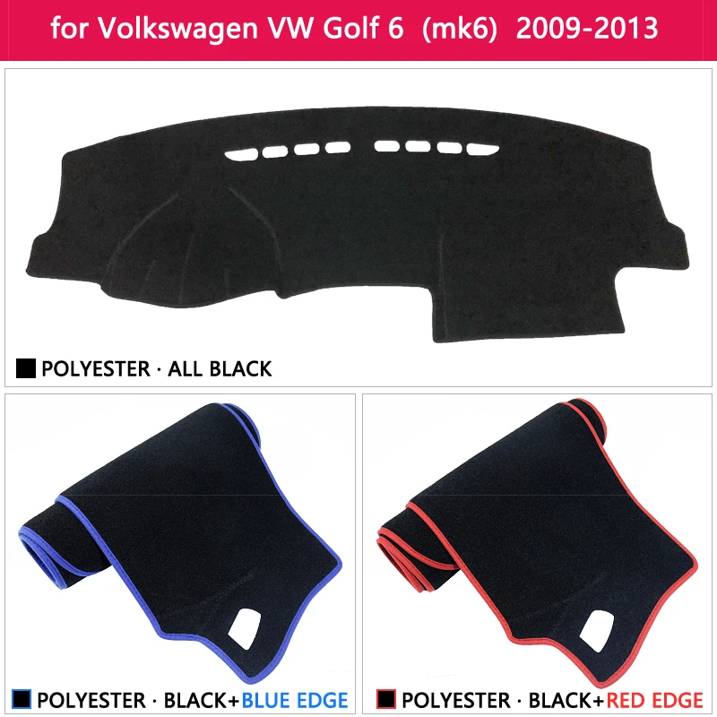 Защитная накладка на приборную панель для Volkswagen VW Golf 6 MK6 2009 ~ 2013 5K автомобильные