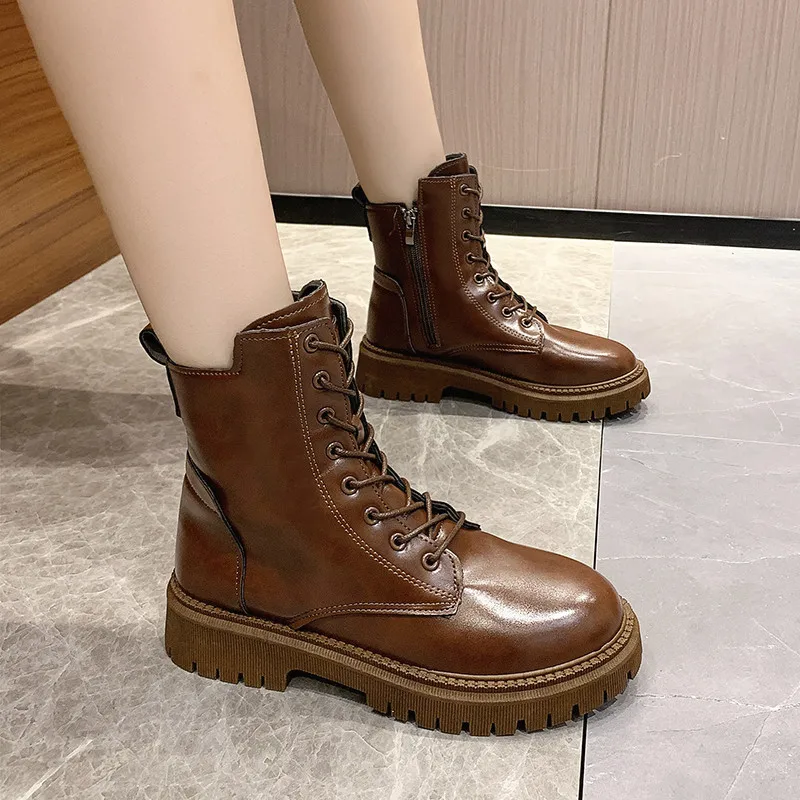 Женские ботинки, ботинки, женская зимняя обувь, Роскошные Дизайнерские ботильоны на шнуровке с круглым носком, Модная хлопковая обувь на ср...
Женские ботинки, ботинки, женская зимняя обувь, Роскошные Дизайнерские ботильоны на шнуровке с круглым носком, Модная хлопковая обувь на ср...