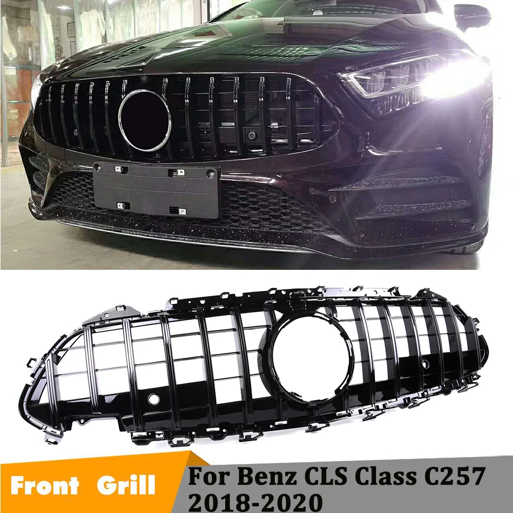 Для C257 переднего бампера гоночный гриль для Mercedes CLS Class CLS400 CLS450 CLS500 CLS550 CLS53 AMG