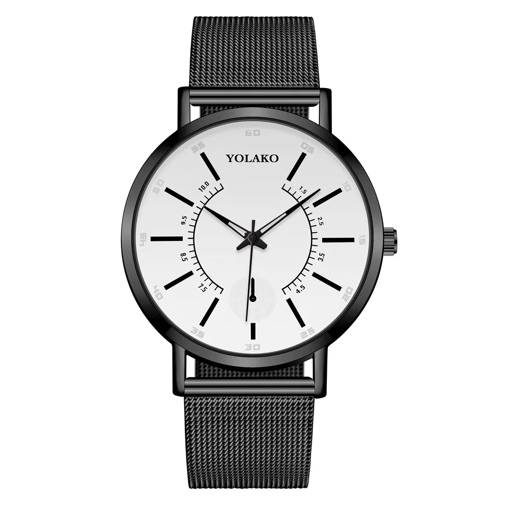 Men's Fashion Watch Ultra Thin Business Stainless Steel Mesh Quartz Watch Simple Retro Design Wristwatch Relogio Masculino l
Men's Fashion Watch Ultra Thin Business Stainless Steel Mesh Quartz Watch Simple Retro Design Wristwatch Relogio Masculino l