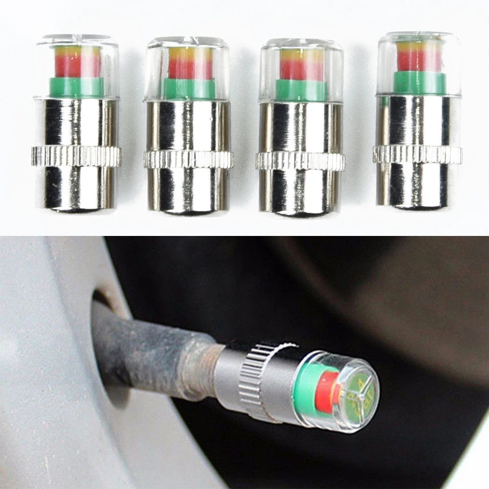 4 Pcs Car Valve Tyre Cap Dust Monitor Wheel Tire Pressure 38 -32-36 PSI Sensor External Valve Detection
4 Pcs Car Valve Tyre Cap Dust Monitor Wheel Tire Pressure 38 -32-36 PSI Sensor External Valve Detection