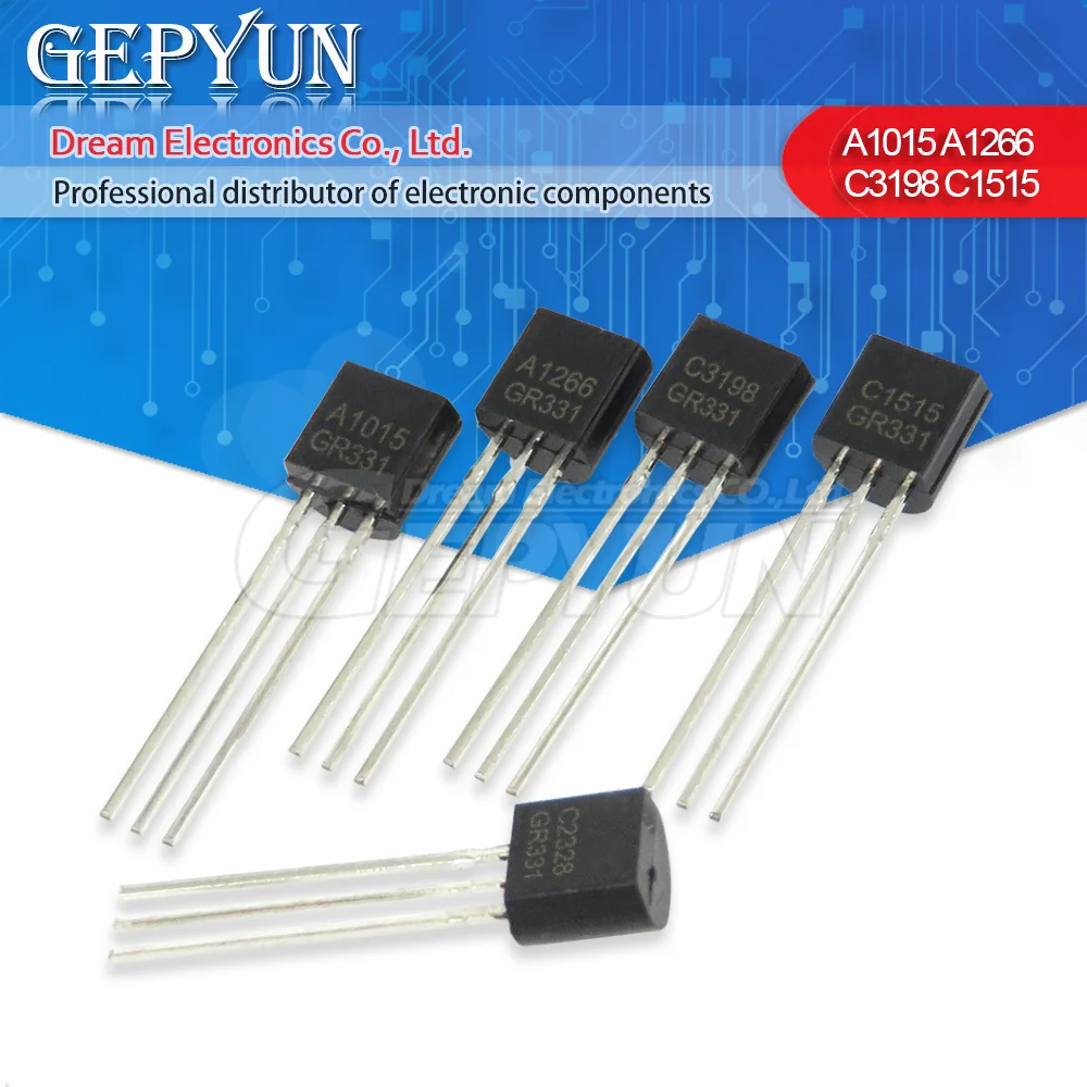 100PCS 2SC1815 2SC3198 2SC2328 2SC945 2SA1015 2SA1266 2SA733 2SC3355 2SD965 TO-92 C3198 C2328 C945 A1015 A1266 TO92 PNP triode
100PCS 2SC1815 2SC3198 2SC2328 2SC945 2SA1015 2SA1266 2SA733 2SC3355 2SD965 TO-92 C3198 C2328 C945 A1015 A1266 TO92 PNP triode