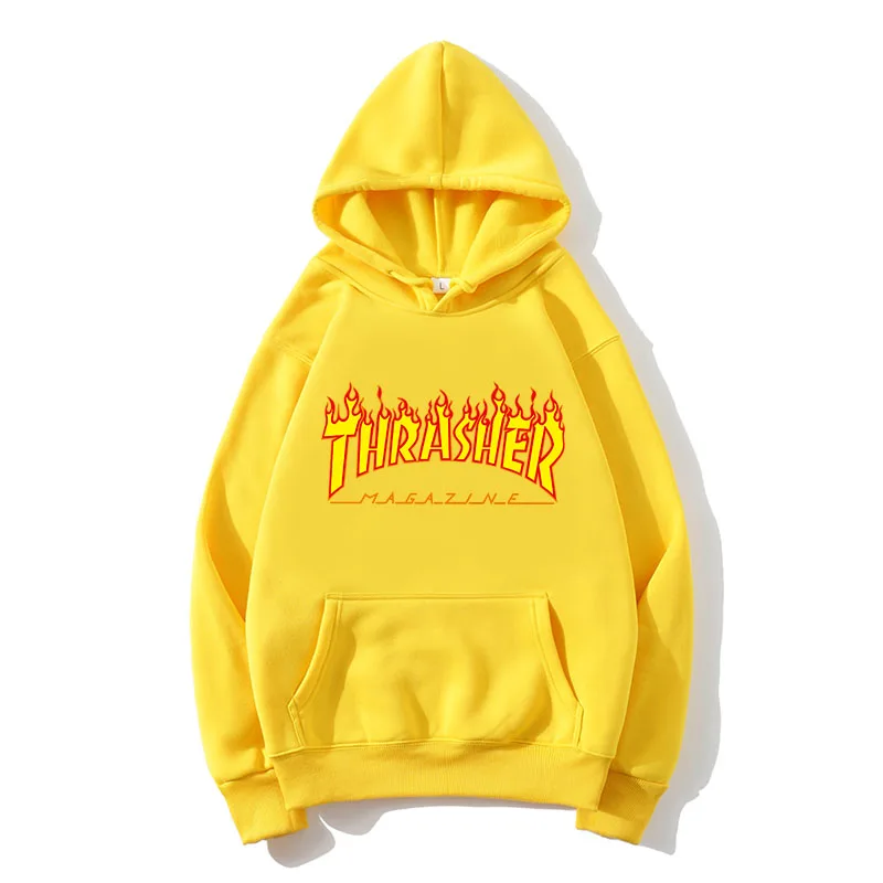 Men's hoodies European and American fall/winter popular pullovers yellow flame print ladies hip-hop hoodies couple sweatshirts
Men's hoodies European and American fall/winter popular pullovers yellow flame print ladies hip-hop hoodies couple sweatshirts
