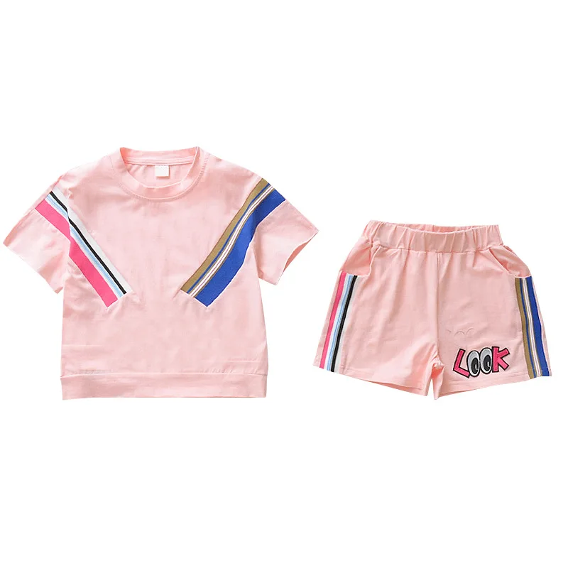 Girls shorts suit 2021 new children's summer two-piece brim summer cuhk child undertakes to han edition thin model 
Girls shorts suit 2021 new children's summer two-piece brim summer cuhk child undertakes to han edition thin model