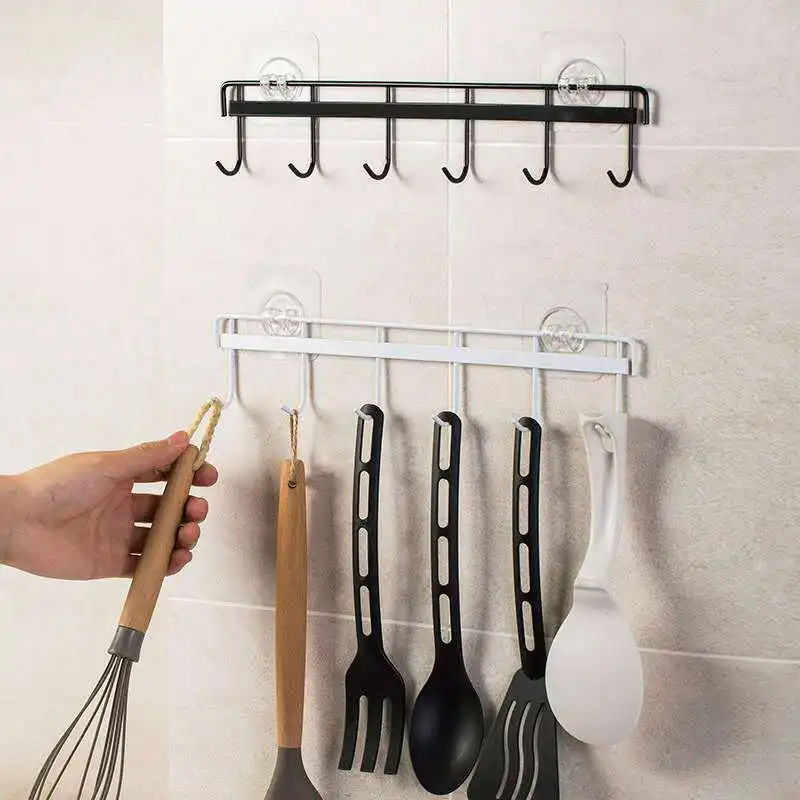 Towel Wall Door Back 6 Hooks High Quality Bathroom Kitchen Hanging Rack Kitchenware Hanger Organizer Strong Self Adhesive Holder
Towel Wall Door Back 6 Hooks High Quality Bathroom Kitchen Hanging Rack Kitchenware Hanger Organizer Strong Self Adhesive Holder