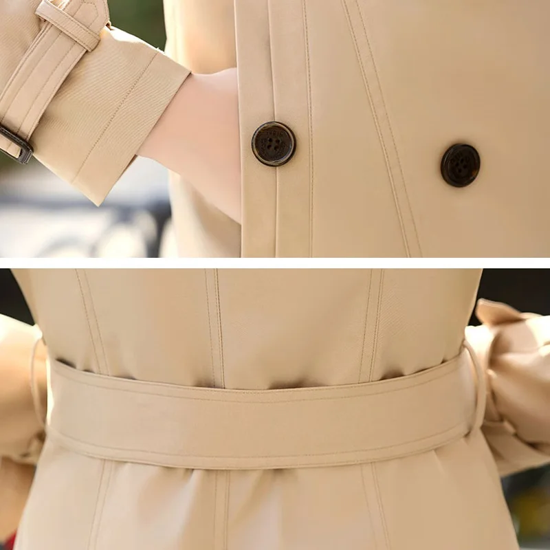 New Spring Autumn Fashion Khaki Trench Coat Women's Casual With Belt Loose Windbreaker Female Elegant Outerwear Plus Size 4XL
New Spring Autumn Fashion Khaki Trench Coat Women's Casual With Belt Loose Windbreaker Female Elegant Outerwear Plus Size 4XL
