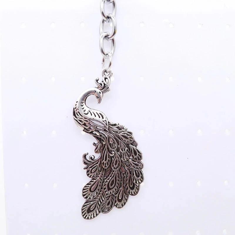 Creative Personality Alloy Keychain Cute Large Leaf Peacock Jewelry Pendant Car Gift Pendant Keychain
Creative Personality Alloy Keychain Cute Large Leaf Peacock Jewelry Pendant Car Gift Pendant Keychain