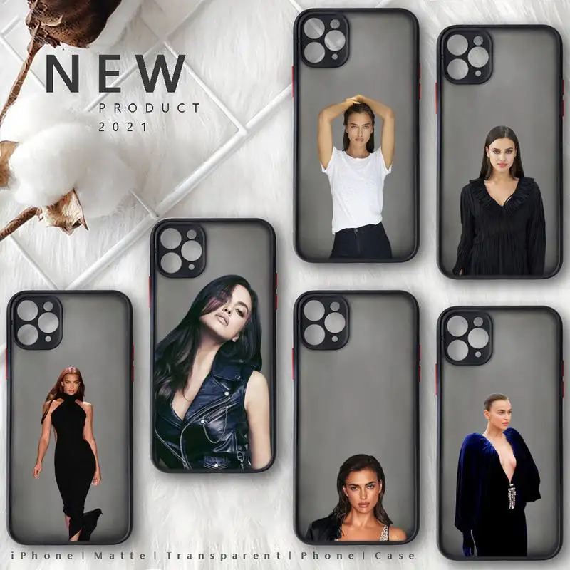 Russian Irina Shayk model Phone Case matte transparent For iphone 7 8 11 12 plus mini x xs xr pro max cover
Russian Irina Shayk model Phone Case matte transparent For iphone 7 8 11 12 plus mini x xs xr pro max cover