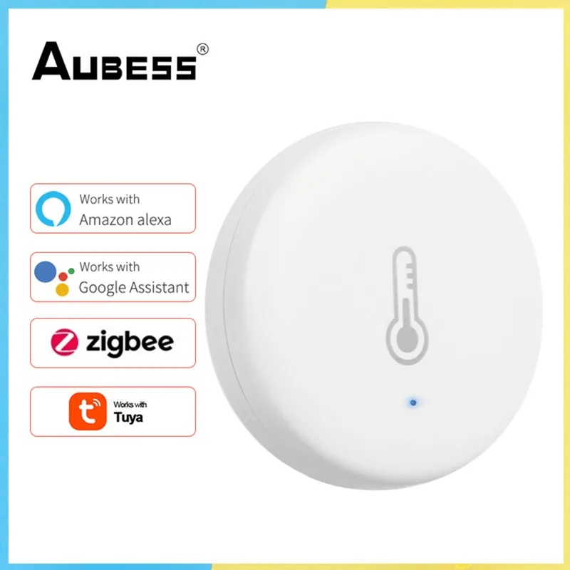 New ZigBee Temperature And Humidity Sensor Remote Monitor By Tuya Smart Life APP Battery Powered Works With ALexa Google Home
New ZigBee Temperature And Humidity Sensor Remote Monitor By Tuya Smart Life APP Battery Powered Works With ALexa Google Home