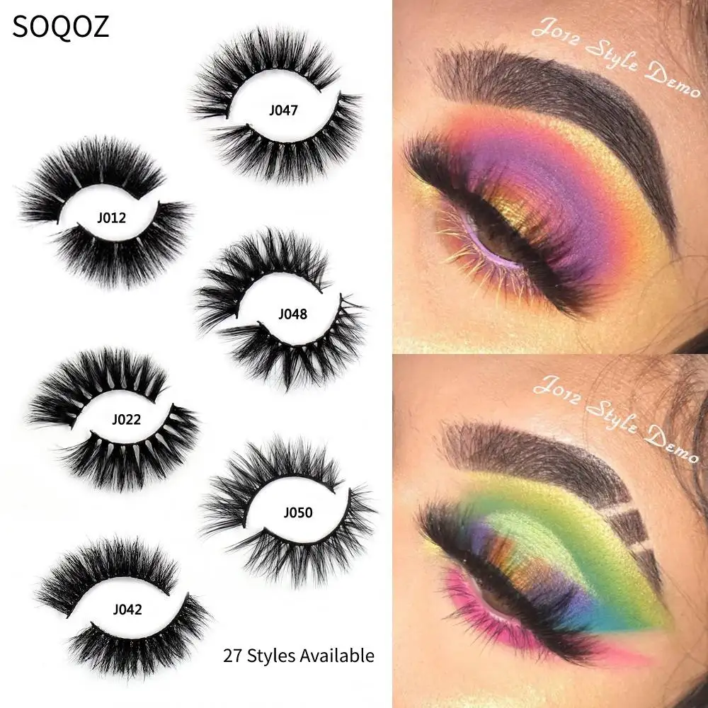 SOQOZ Mink Eyelash 3D Mink False Eyelashes Ultra-thick Fluffy Naturally Fuller Lash Unique depth&volume with false Lash J012
SOQOZ Mink Eyelash 3D Mink False Eyelashes Ultra-thick Fluffy Naturally Fuller Lash Unique depth&volume with false Lash J012