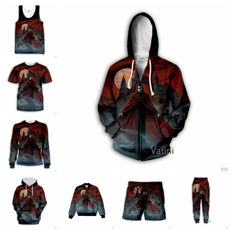 Fashion Men Women Dracula and Vampires 3D Full Print Hoodies Harajuku Zipper Pullover Sweatshirt Unisex Casual Tracksuit
Fashion Men Women Dracula and Vampires 3D Full Print Hoodies Harajuku Zipper Pullover Sweatshirt Unisex Casual Tracksuit