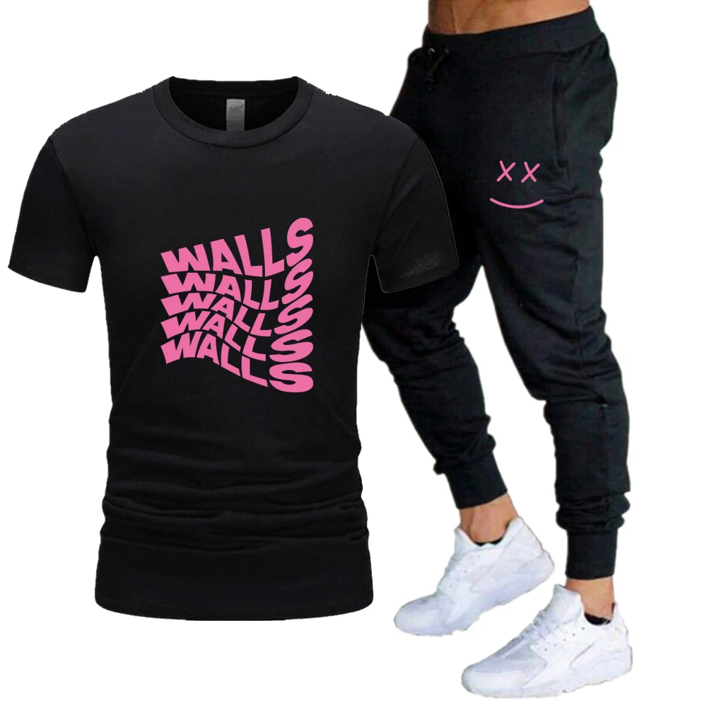 Pink Smile Face Printing Graphic T-Shirt New Style Anime Fashion Summer Men's Streetwear Suit Sweatpants Tops Cool Joggers Pants
Pink Smile Face Printing Graphic T-Shirt New Style Anime Fashion Summer Men's Streetwear Suit Sweatpants Tops Cool Joggers Pants