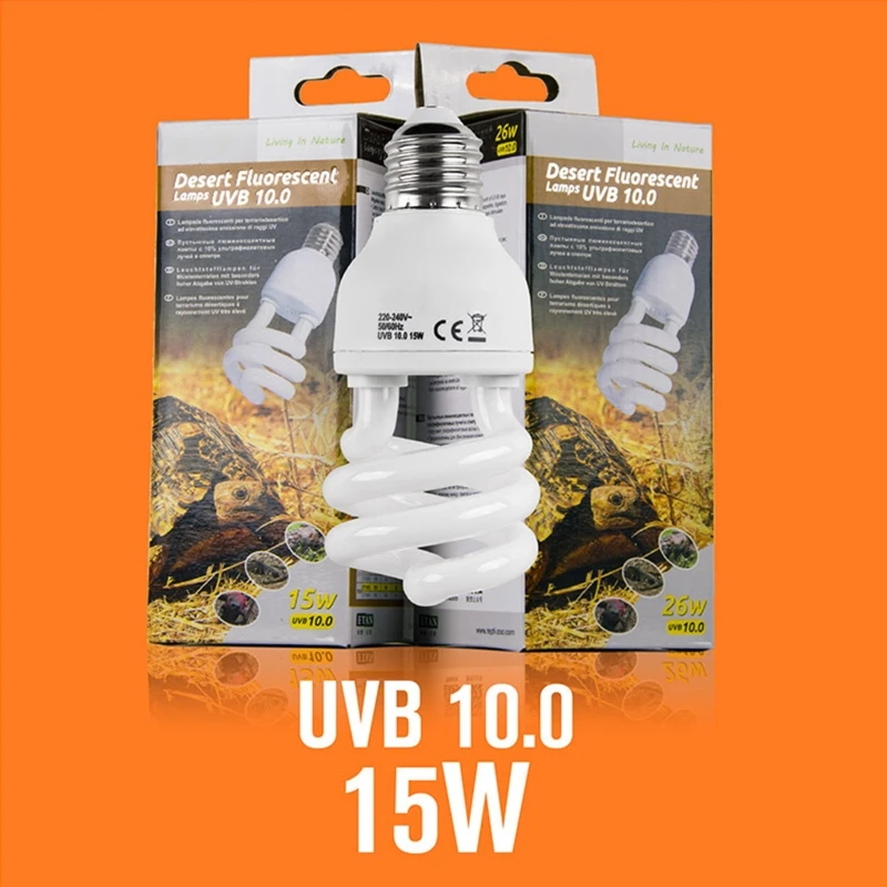 Reptile UVB Energy Saving Tortoise Basking Spiral Lamp Heat Light Bulb for Reptiles Truly Sun-Like Bright Amphibian Pet
Reptile UVB Energy Saving Tortoise Basking Spiral Lamp Heat Light Bulb for Reptiles Truly Sun-Like Bright Amphibian Pet